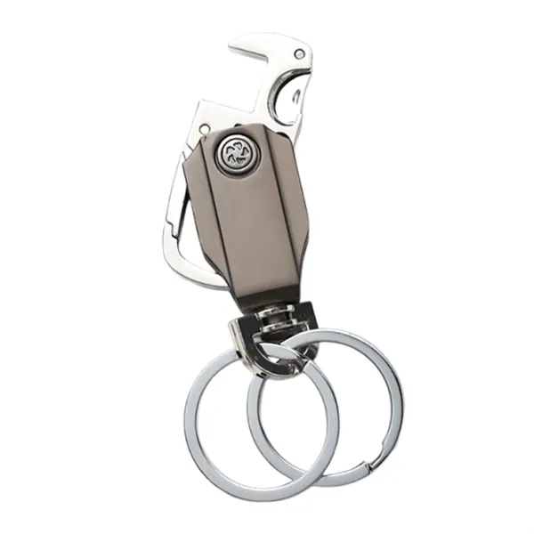 Multi-function fingertip spinner bottle opener keychain with laser engraving on 1... from ASI 37218 Athena Promo (tm)