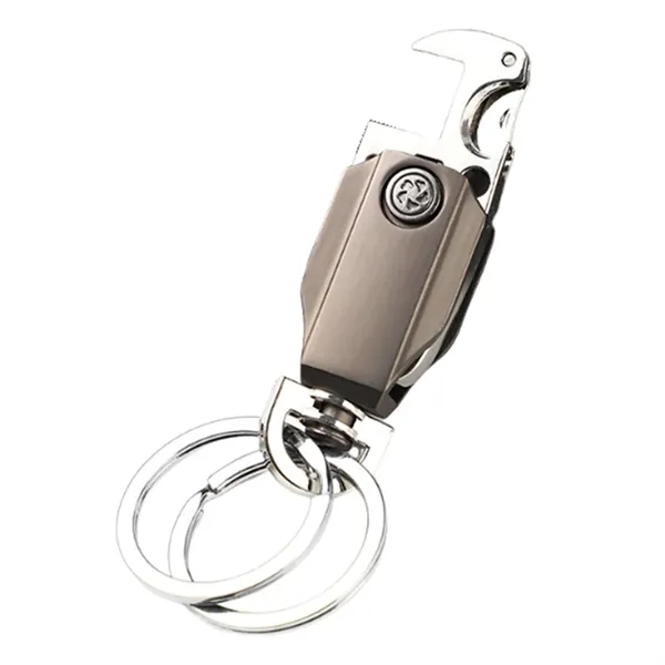 Multi-function fingertip spinner bottle opener keychain with laser engraving on 1... from ASI 37218 Athena Promo (tm)
