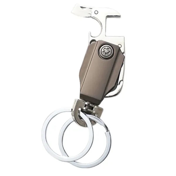 Multi-function fingertip spinner bottle opener keychain with laser engraving on 1... from ASI 37218 Athena Promo (tm)