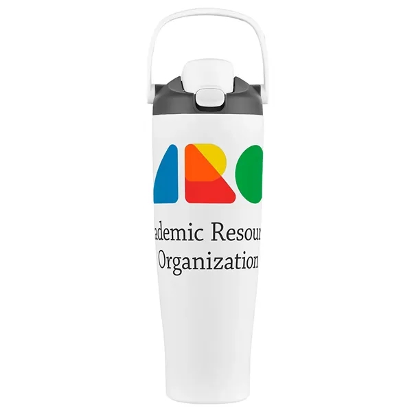 40 oz Recycled Stainless Steel Vacuum Tumbler... from ASI 36730 Ariel Premium Supply Inc