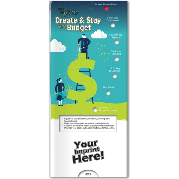 Pocket Slider - Tips to Create & Stay on Budget... from ASI 54100 Fields Manufacturing Inc / Better Life Line