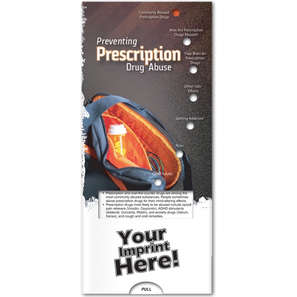 Pocket Slider - Preventing Prescription Drug Abuse... from ASI 54100 Fields Manufacturing Inc / Better Life Line