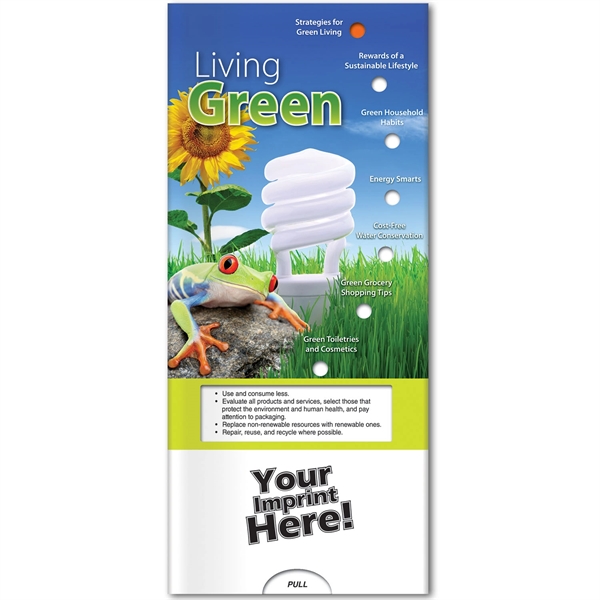 Pocket Slider - Living Green.... from ASI 54100 Fields Manufacturing Inc / Better Life Line