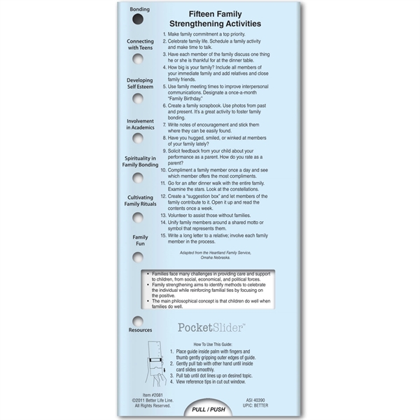 Pocket Slider - Family Strengthening... from ASI 54100 Fields Manufacturing Inc / Better Life Line