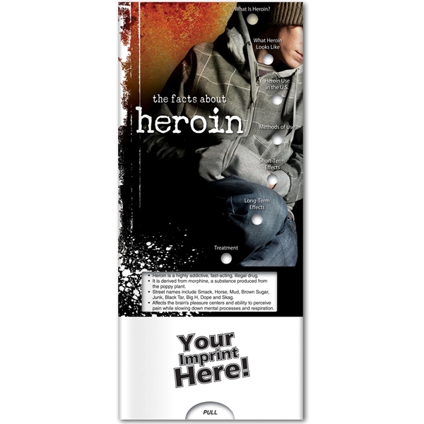 Pocket Slider - The Facts About Heroin... from ASI 54100 Fields Manufacturing Inc / Better Life Line