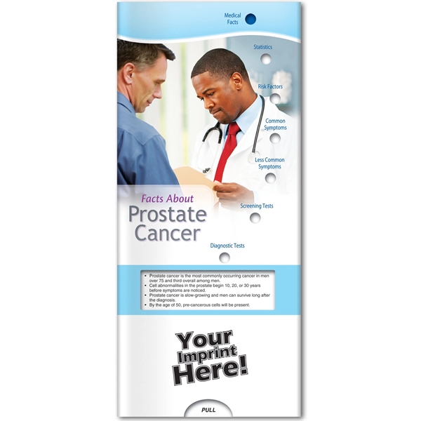 Pocket Slider - Facts about Prostate Cancer... from ASI 54100 Fields Manufacturing Inc / Better Life Line