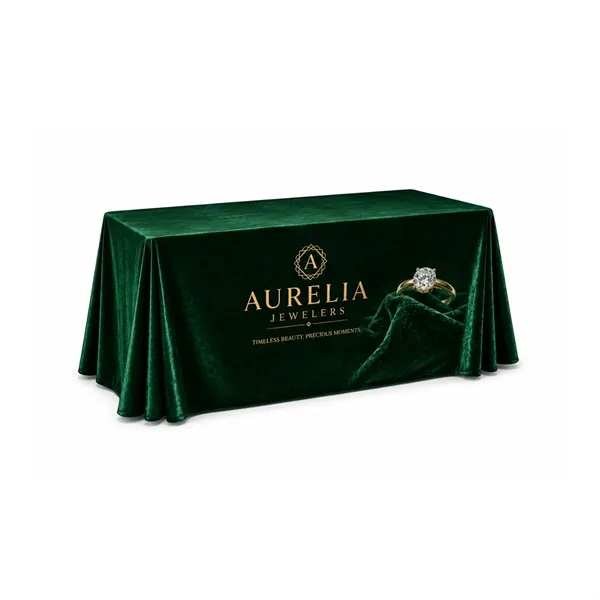 Luxury velvet table throw with full dye-sublimation graphics, rich color depth,... from ASI 94105 Visual Textile Resource