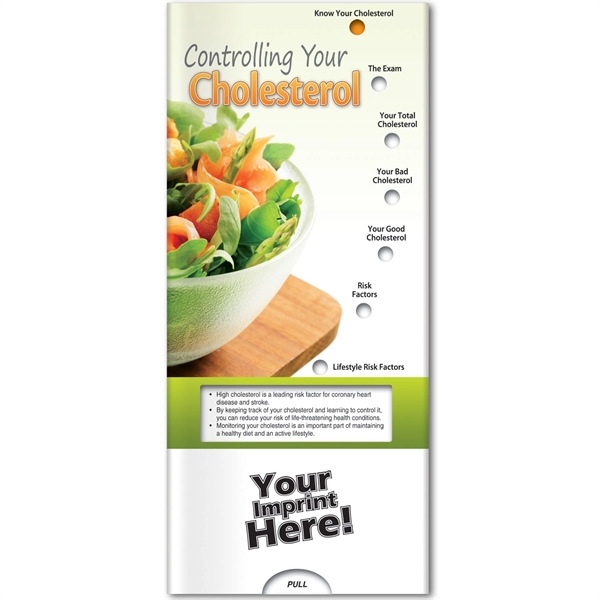 Pocket Slider™ - Controlling Your Cholesterol with tips on what foods... from ASI 54100 Fields Manufacturing Inc / Better Life Line