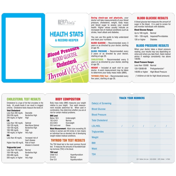 Key Points - Health Stats and Record Keeper... from ASI 54100 Fields Manufacturing Inc / Better Life Line