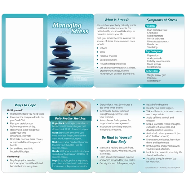 Key Points - Managing Your Stress... from ASI 54100 Fields Manufacturing Inc / Better Life Line