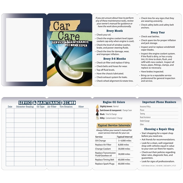 Key Points - Car Care... from ASI 54100 Fields Manufacturing Inc / Better Life Line