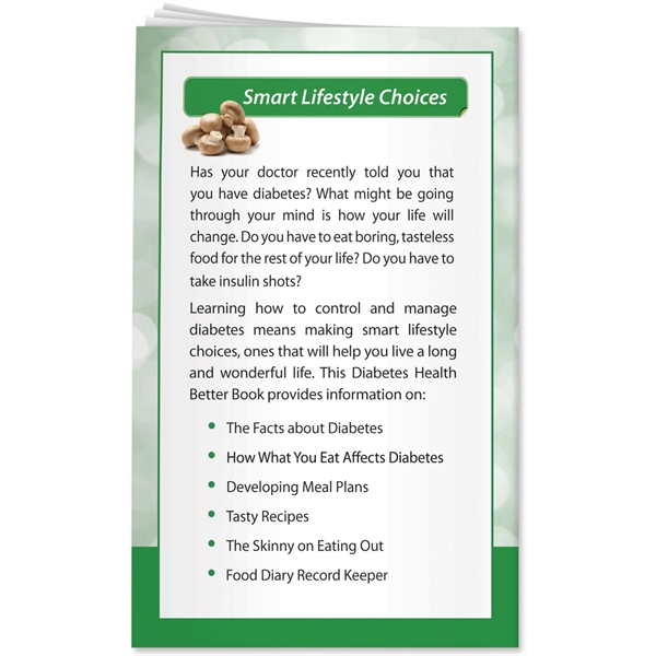 Better Book - Diabetes Meal Planner... from ASI 54100 Fields Manufacturing Inc / Better Life Line