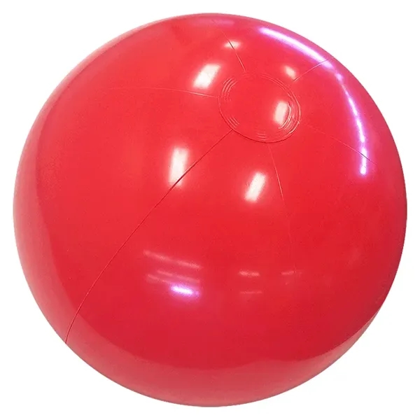 Inflatable Solid Red Beach Balls, Measured Deflated. Sizes 6",9",12",16",20",24",36".... from ASI 31977 Adline Industries Inc