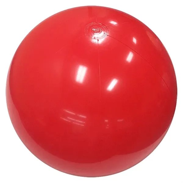 Inflatable Solid Red Beach Balls, Measured Deflated. Sizes 6",9",12",16",20",24",36".... from ASI 31977 Adline Industries Inc