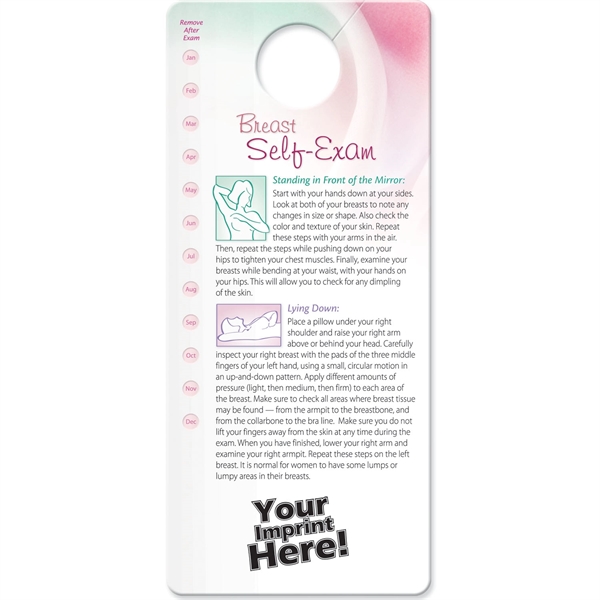 Shower Card - Breast Self-Exam.... from ASI 54100 Fields Manufacturing Inc / Better Life Line