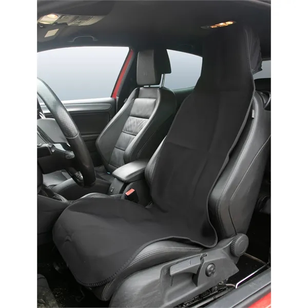 Seat cover wrap with self-storing design that mounts to headrest.... from ASI 37586 Auto-Sun-shade/Intertek