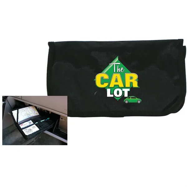 Glove box organizer with pocket for owners manuals.... from ASI 37586 Auto-Sun-shade/Intertek