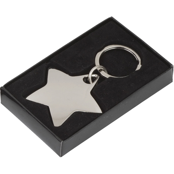 Metal key tag in the shape of a star with a... from ASI 54100 Fields Manufacturing Inc / TargetLine®