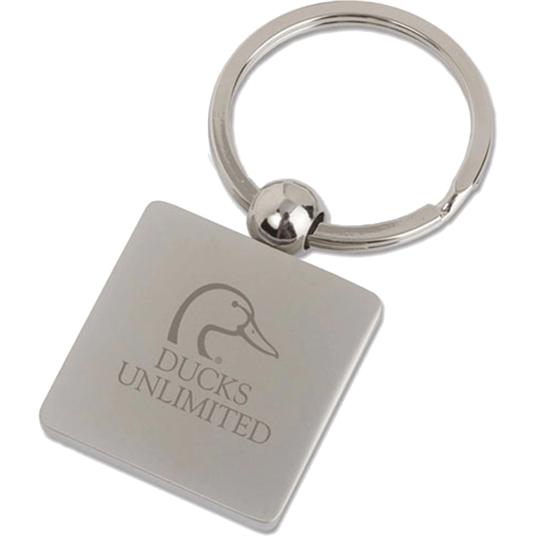 Metal key tag in the shape of a square with a... from ASI 54100 Fields Manufacturing Inc / TargetLine®