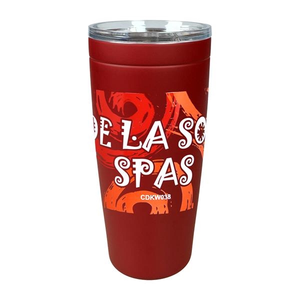 7.5" x 3.5" 20-ounce stainless steel double-wall vacuum hot and cold... from ASI 93990 IMAGEN Brands