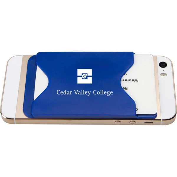 Mobile Phone Wallet. Hard plastic wallet easily attaches to your phone... from ASI 54100 Fields Manufacturing Inc / TargetLine®