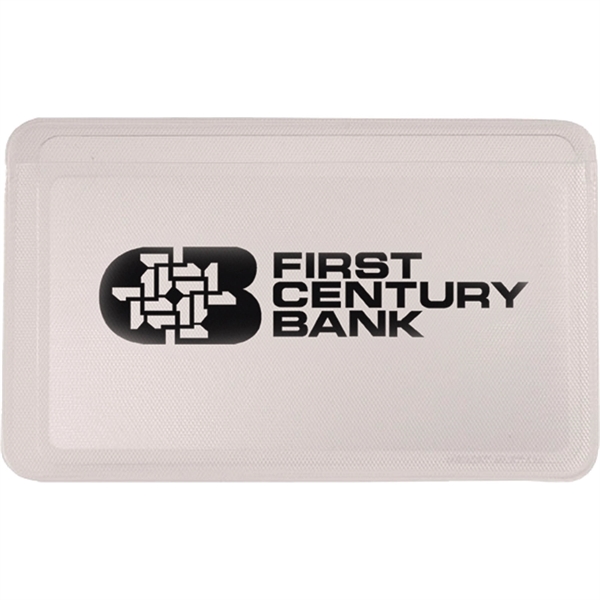 Credit card magnifier available in sex classic colors with a vinyl... from ASI 54100 Fields Manufacturing Inc / TargetLine®