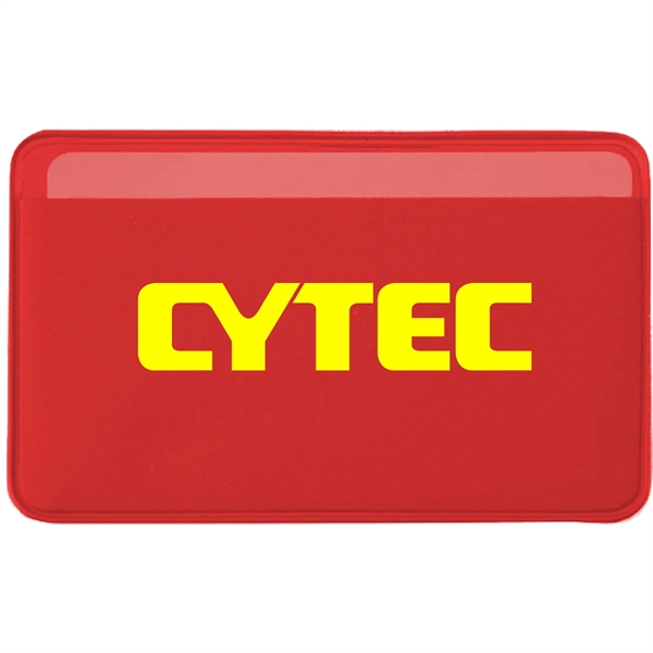 Credit card magnifier available in sex classic colors with a vinyl... from ASI 54100 Fields Manufacturing Inc / TargetLine®