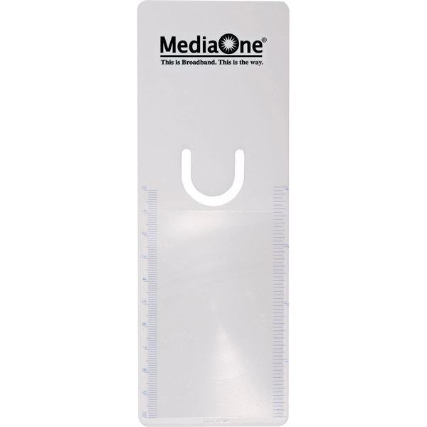 Bookmarker magnifier a 4" standard size, a clear border, 10 mm... from ASI 54100 Fields Manufacturing Inc / TargetLine®