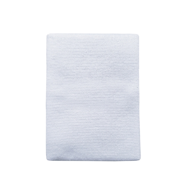 Oversized knit white wristband/beverage wrap.... from ASI 90160 Suntex Industries