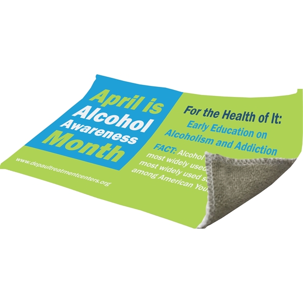 Premium 7 "x 5" cleaning cloth made of microfiber material on... from ASI 54100 Fields Manufacturing Inc / Fields