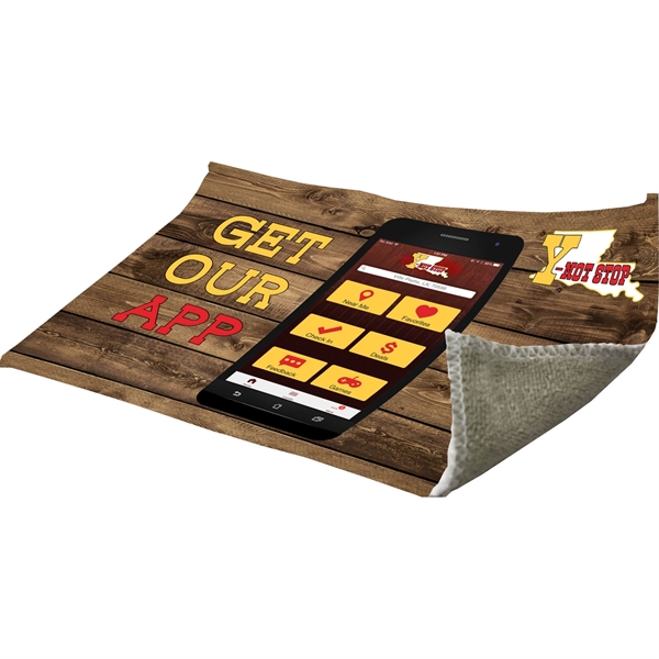 Premium 7 "x 5" cleaning cloth made of microfiber material on... from ASI 54100 Fields Manufacturing Inc / Fields