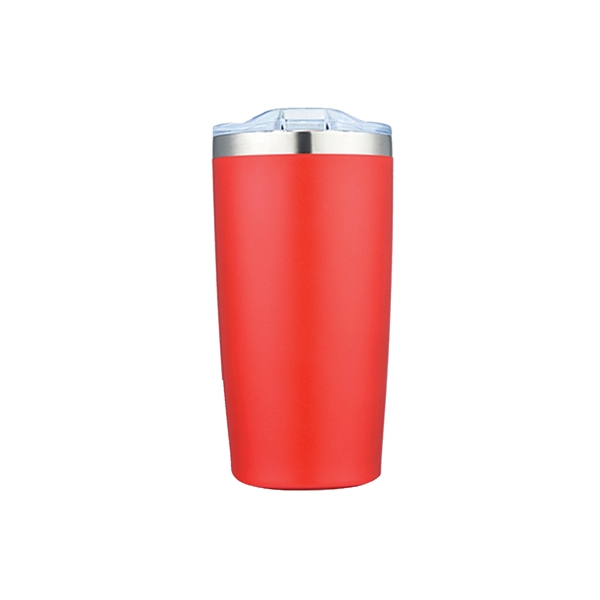 20oz Stainless double wall vacuum insulated tumbler with closing lid, perfect... from ASI 74741 NVS Promo Designs, Inc. / NVS Promo