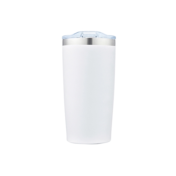 20oz Stainless double wall vacuum insulated tumbler with closing lid, perfect... from ASI 74741 NVS Promo Designs, Inc. / NVS Promo