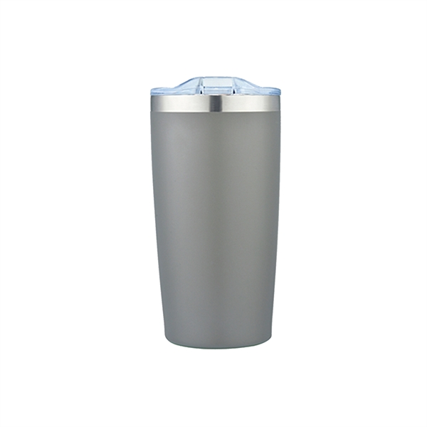 20oz Stainless double wall vacuum insulated tumbler with closing lid, perfect... from ASI 74741 NVS Promo Designs, Inc. / NVS Promo