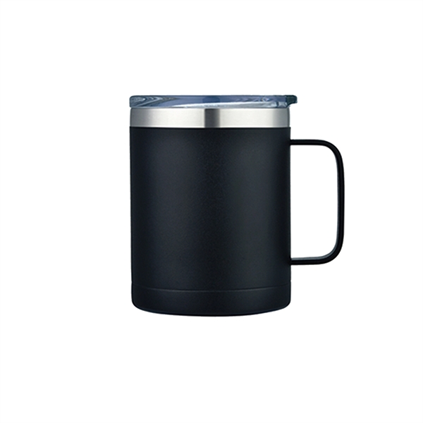 14oz Coffee Mug Stainless double wall vacuum insulated mug with handle.... from ASI 74741 NVS Promo Designs, Inc. / NVS Promo