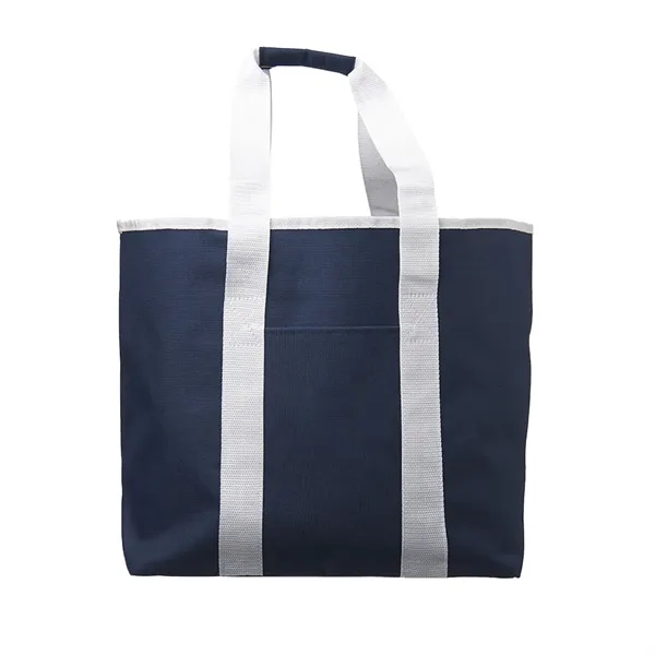 Large polyester tote bag with 1 color silkscreen imprint on 1... from ASI 37218 Athena Promo (tm)