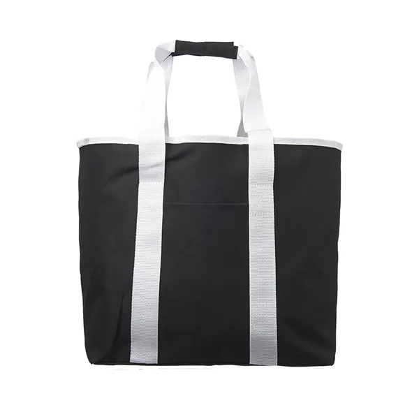Large polyester tote bag with 1 color silkscreen imprint on 1... from ASI 37218 Athena Promo (tm)