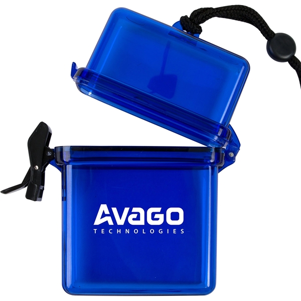Container made of plastic on a rope available in translucent blue... from ASI 54100 Fields Manufacturing Inc / TargetLine®
