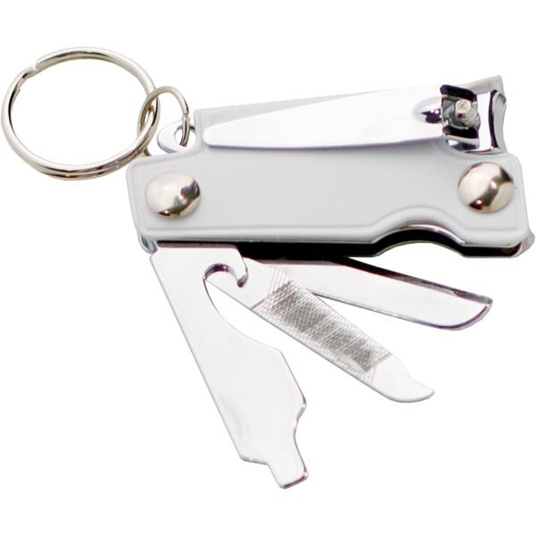 Five-piece set including a nail clipper, nail file, knife, bottle opener/screwdriver,... from ASI 54100 Fields Manufacturing Inc / TargetLine®