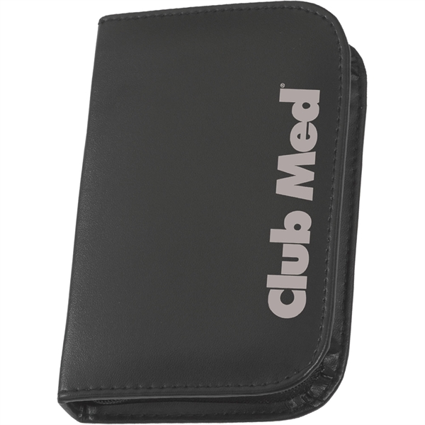 Deluxe travel personal care kit featuring nail clippers, tweezers, a nail... from ASI 54100 Fields Manufacturing Inc / TargetLine®