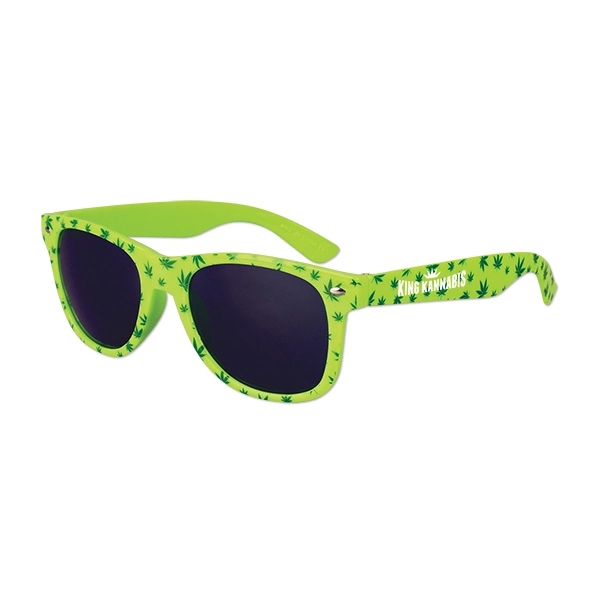 Cannabis themed sunglasses with an imprint on either arm.... from ASI 98360 WOWLine / WOWLine®