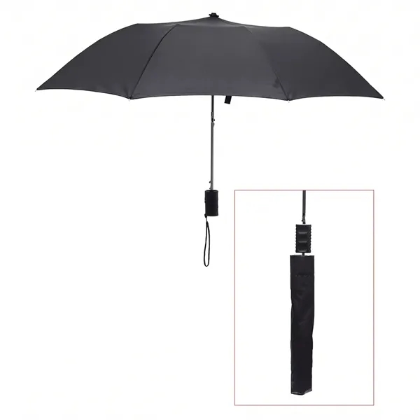 Manual foldable umbrella with matching color sleeve pouch plus free 1... from ASI 37218 Athena Promo (tm)