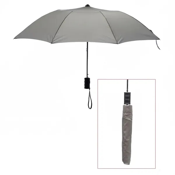Manual foldable umbrella with matching color sleeve pouch plus free 1... from ASI 37218 Athena Promo (tm)