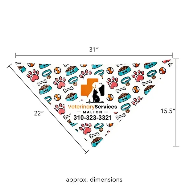 A traditional large sized bandana cut cleanly in half. Perfect for... from ASI 62660 Innovation Line