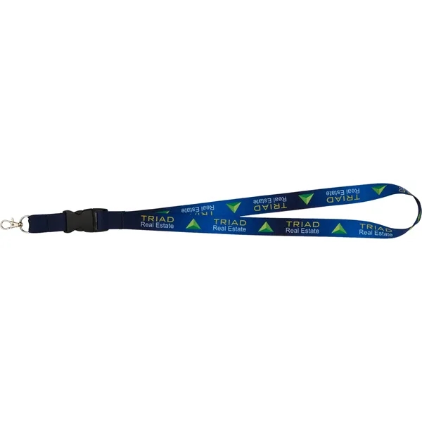 Full Color 1" Lanyard w/ Extension and D-Ring... from ASI 66887 PCNA / Bullet