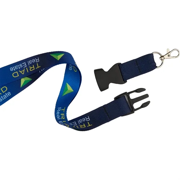 Full Color 1" Lanyard w/ Extension and D-Ring... from ASI 66887 PCNA / Bullet