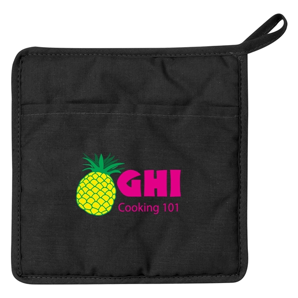 Quilted cotton canvas pot holder with large imprint area.... from ASI 61125 Hit Promotional Products / Hit®