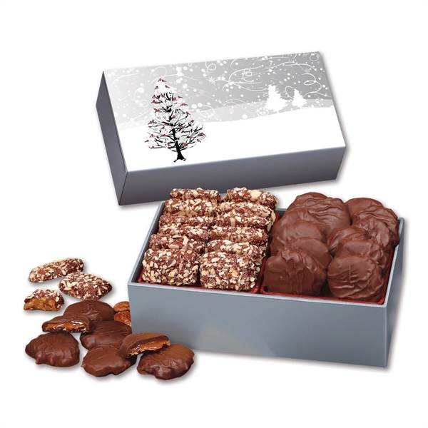 Gift box with a cardinal sleeve filled with English butter toffee... from ASI 68680 Maple Ridge Farms Inc