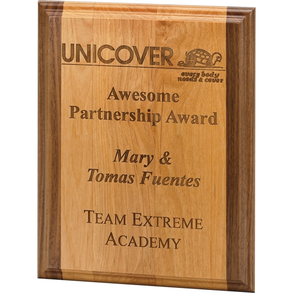 Red alder wood plaque with wood edge.... from ASI 54100 Fields Manufacturing Inc / Professional Gallery