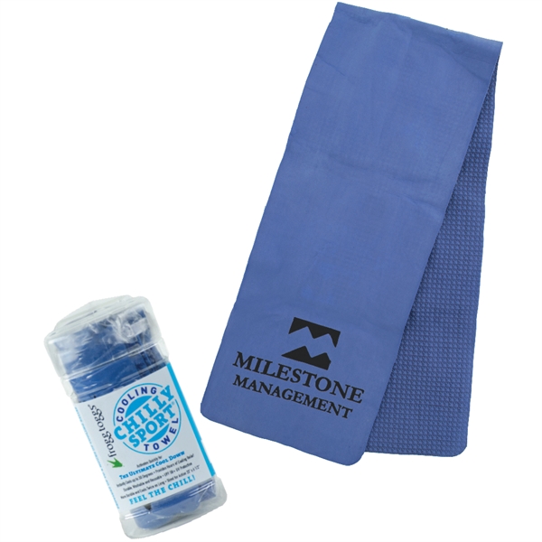 Frogg Toggs® chilly sport cooling towel with a pull-through cinch design.... from ASI 38120 Ball Pro / Diversified Quality Kitchenware